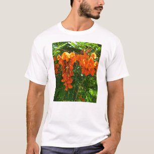 Wisteria escarlata (Sesbania punicea) Camiseta OBX