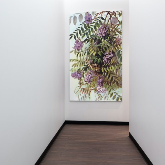 Wisteria Frutescens Pintura de arte botánico (Subido por el creador)