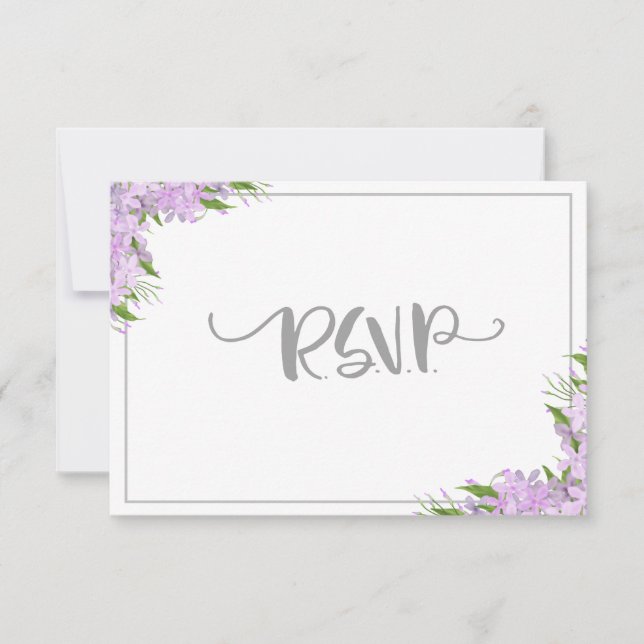 Wisteria Wedding RSVP (Anverso)