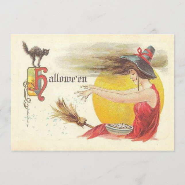 Witch Magic Spell Broom (Anverso)