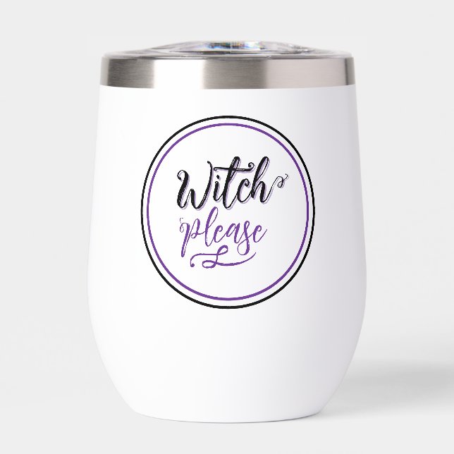 Witch Personalized Halloween Black Purple (Frente)