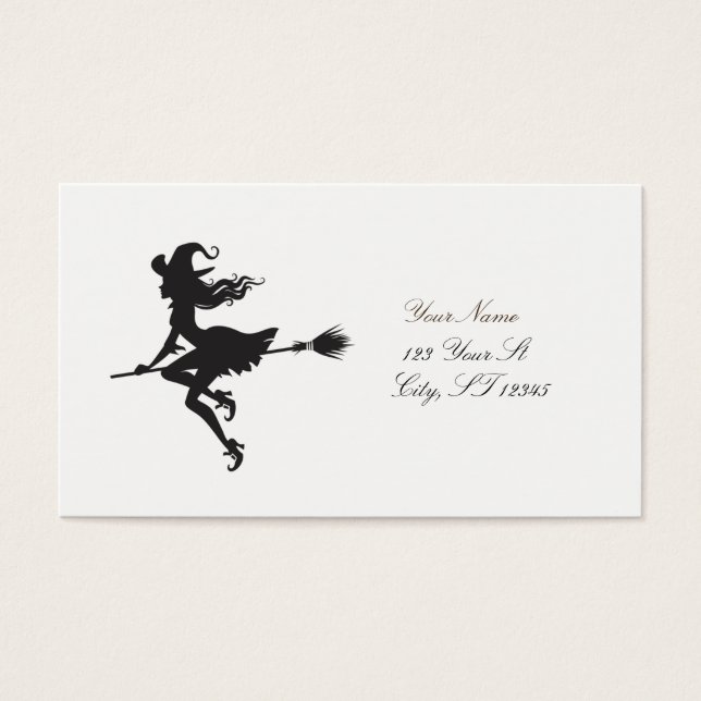 Witch Riding Broom Halloween Thunder_Cove (Frente)