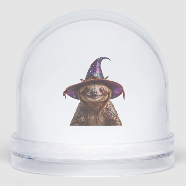 Witch Sloth Halloween trick or treat spooky pumpki (Anverso)