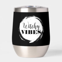 Witchy Personalized Halloween Party Black White