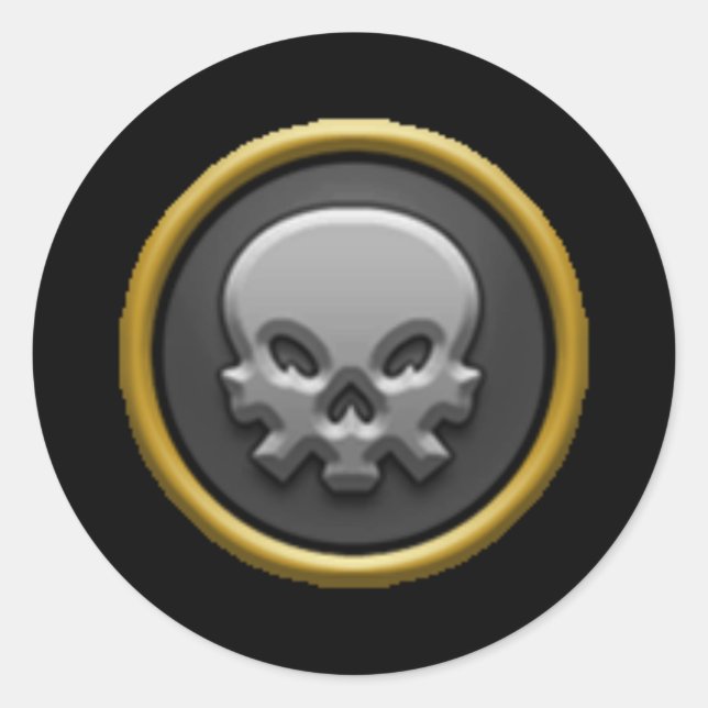 Wizard101 Pegatina de escuela de muerte (Anverso)