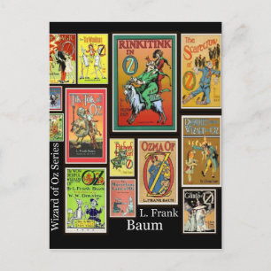 WIzard de las postales del Collage de Oz L Frank B
