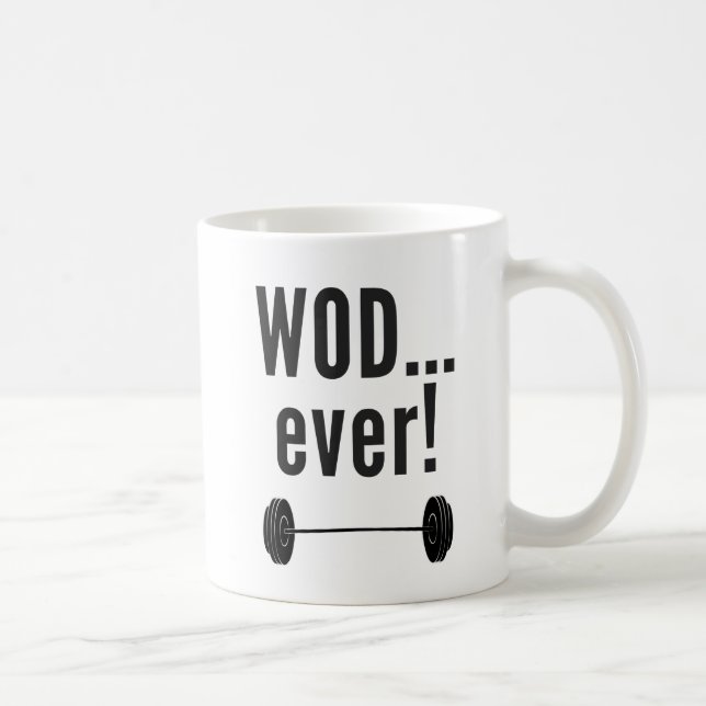 ¡WODever!  Taza de Crossfit-Insipired (Derecha)