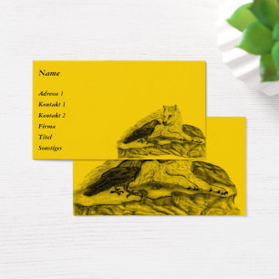 Wolf and Raven - Diseño negro y amarillo