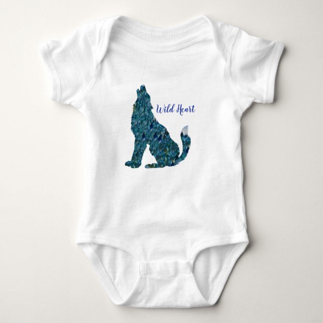 Wolf Art Jersey Bodysuit (Anverso)