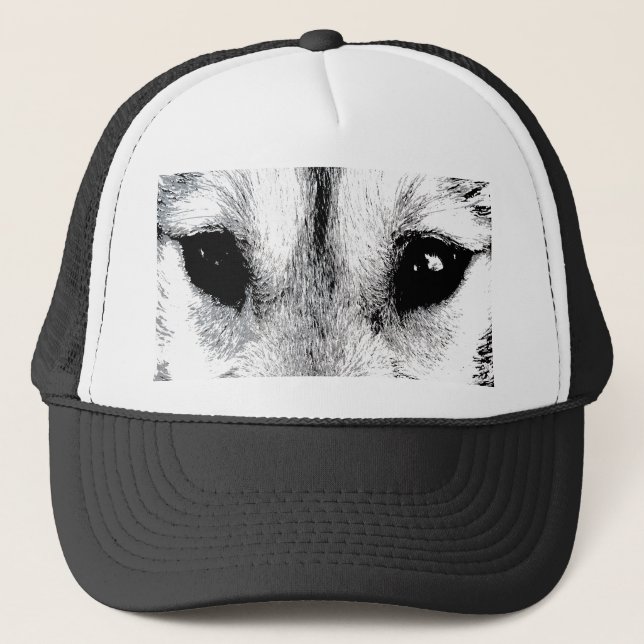Wolf Caps Perro confitado Cap Husky Wolf Gorras de (Anverso)