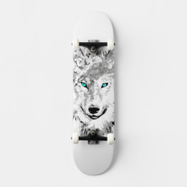 Wolf | Dibujo Gris Wolf | Skateboard Wolf