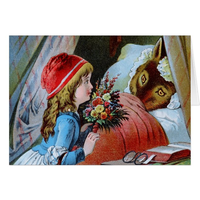 Wolf en la cama de la abuela (Anverso (Horizontal))