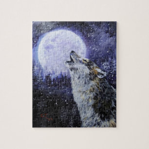 WOLF HOWL Y WINMOON MOON PUZZLE