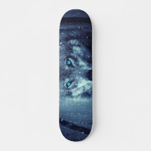 Wolf In The Snow Skateboard
