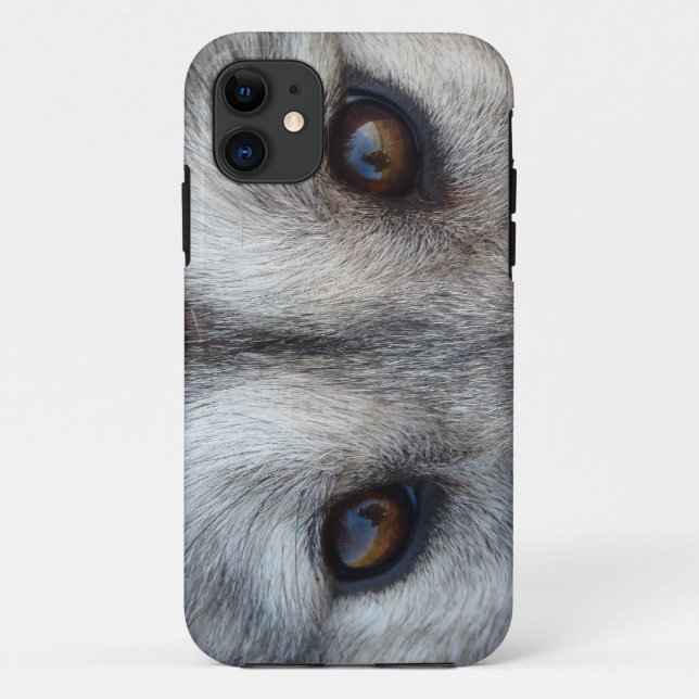Wolf iPhone 5 Funda Wolf Pup Ojos Funda Wolf Regal (Reverso)