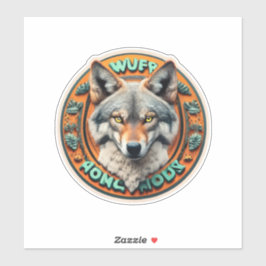 Wolf Mandala Para Wolf Lover Wolf Pegatinas De Amo