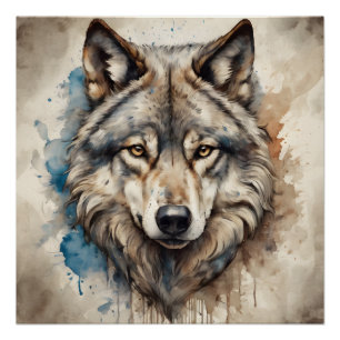 Wolf no 1 Poster brillante