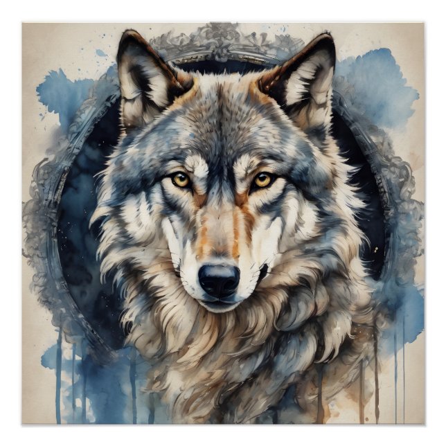 Wolf no 2 Glossy Poster (Anverso)