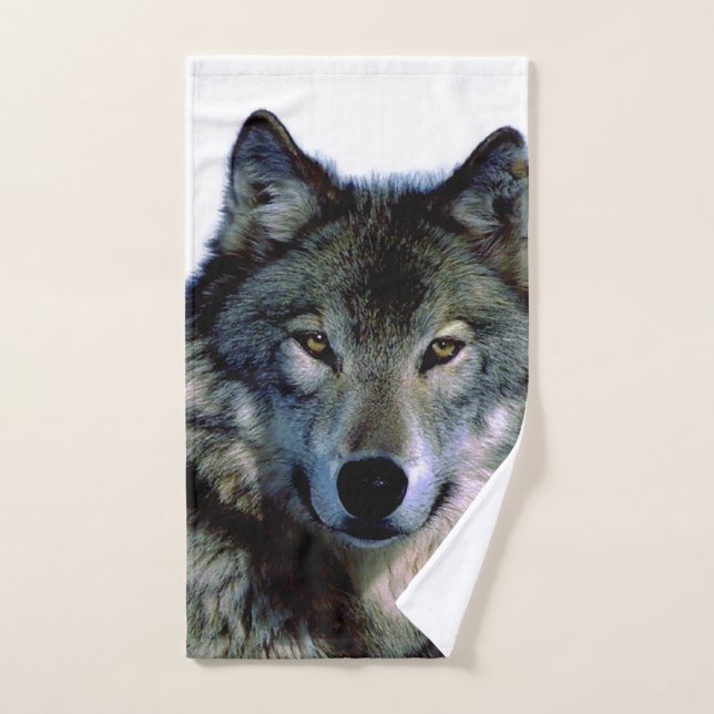 Wolf Portrait (Toalla de mano)