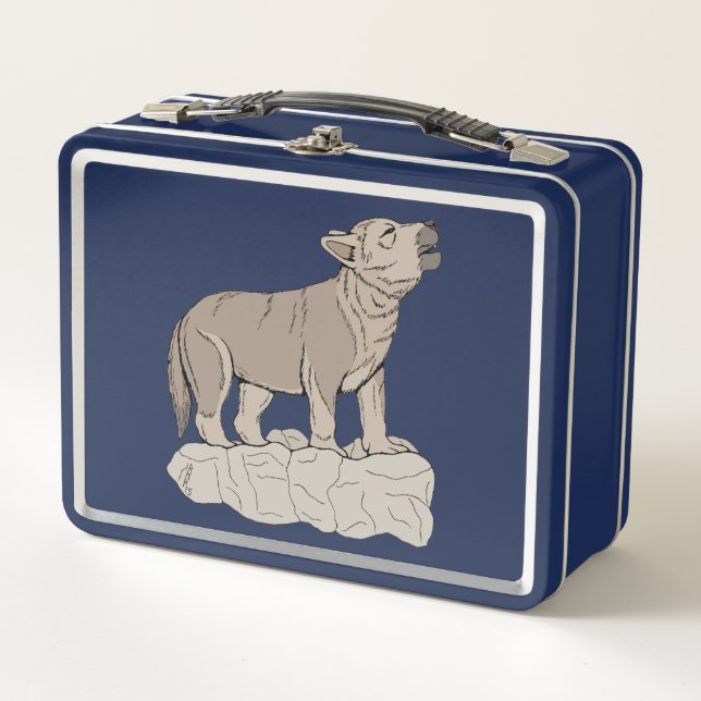 Wolf Pup Howling (Anverso)