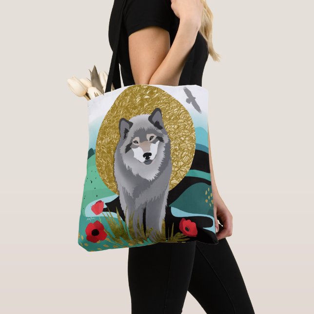 WOLFMOON AURA - bolsa de tote o de cuerpo cruzado  (Detalle)