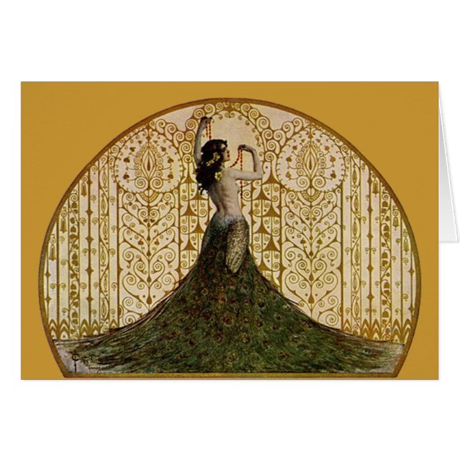 Woman in a Peacock Skirt (Anverso (Horizontal))