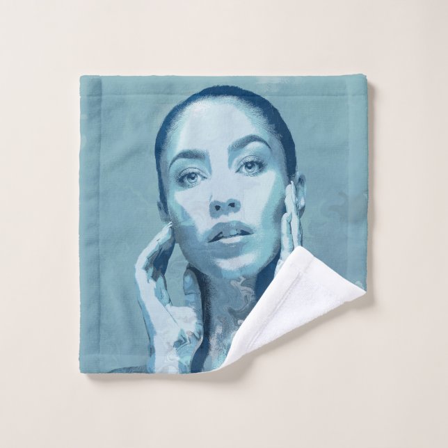 "Woman in Blue" (Toallita)