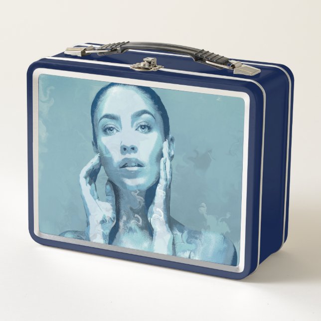 "Woman in Blue" Premium Canvas  (Anverso)