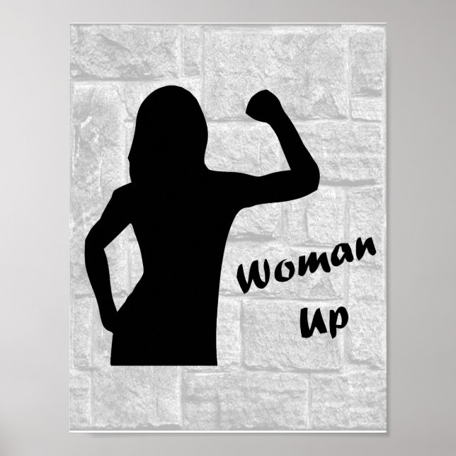 Woman Up - Posters de fitness para mujeres (Frente)