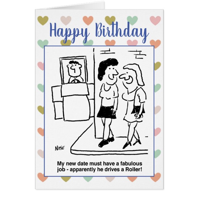 Woman Waiting to Meet a Date Who Drives "a Roller" (Frente)