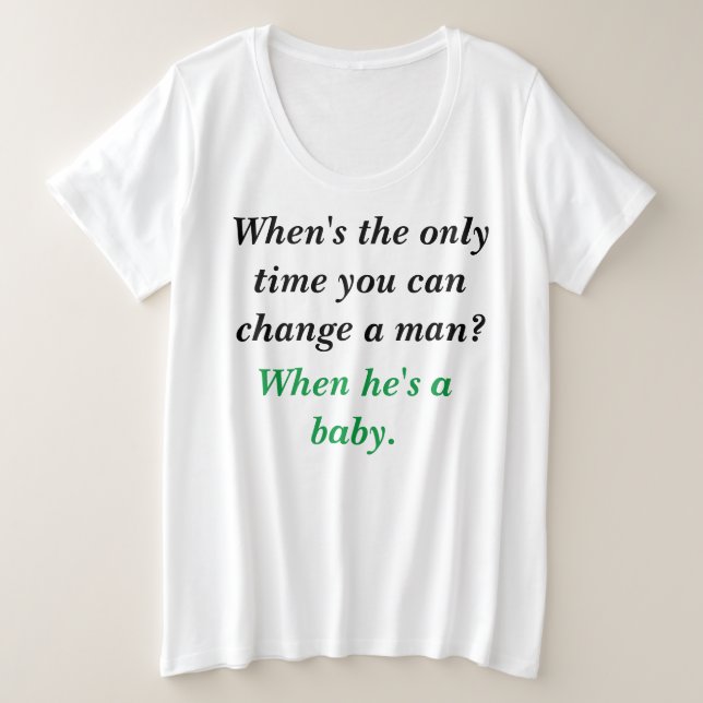 #WomanFunnyTShirt (Anverso del diseño)