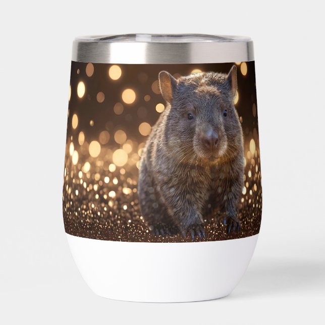 Wombat, Bebé Marrón, En Bliss De Bokeh Marrón, (Trasero)