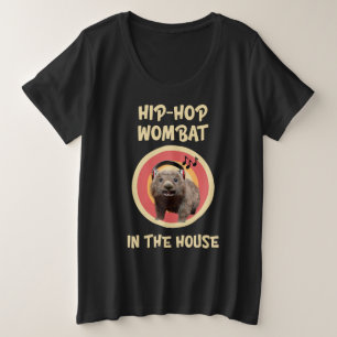 Wombat divertido de Hip-hop en la casa