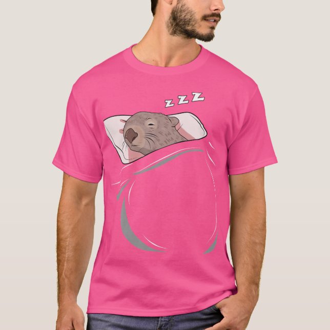 Wombat Dormía Pajamas Top Wombat (Anverso)