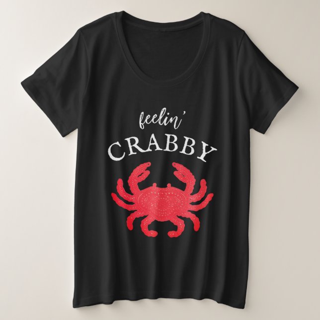 Women's Feelin Crabby T-Shirt (Anverso del diseño)