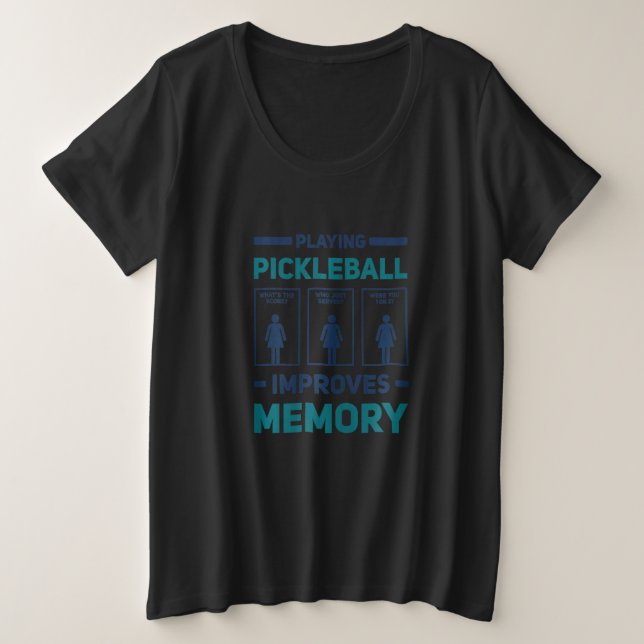 Womens Playing Pickleball Improves Memory Dink Pla (Anverso del diseño)