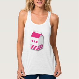 Women's Tank Top Milk Box Circle Triangle Square