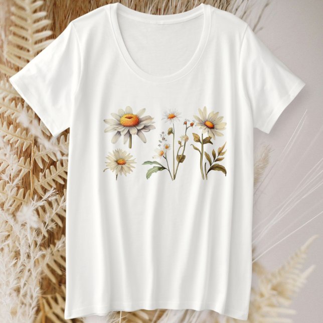 Women's Wildflowers Graphic T-Shirt / Floral (Subido por el creador)