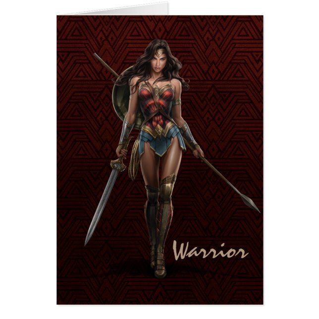 Wonder Woman Battle Ready Comic Art (Frente)