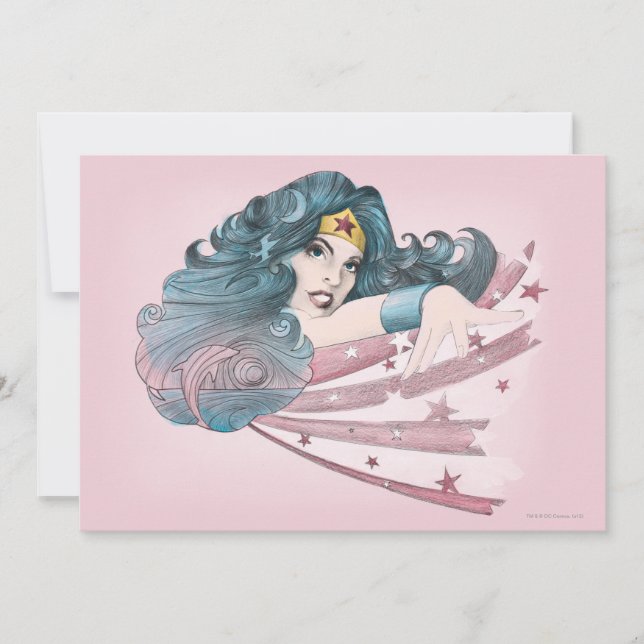 Wonder Woman Dolphin and Stripes (Anverso)