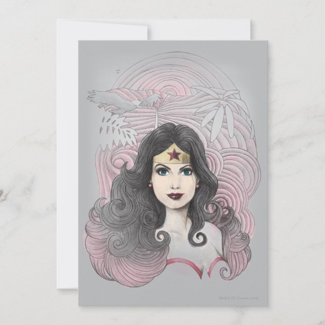 Wonder Woman Eagle and Trees (Anverso)