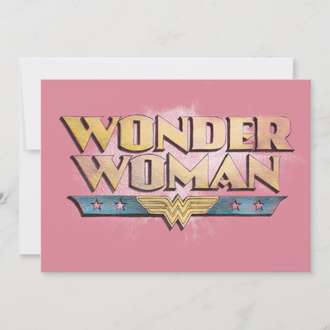 Wonder Woman Pencil Logo (Anverso)
