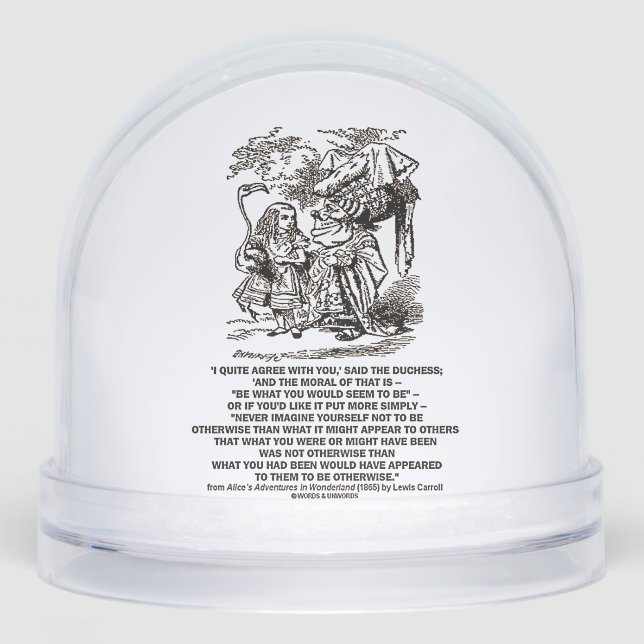 Wonderland Be What You Would Seem To Be Duchess (Anverso)