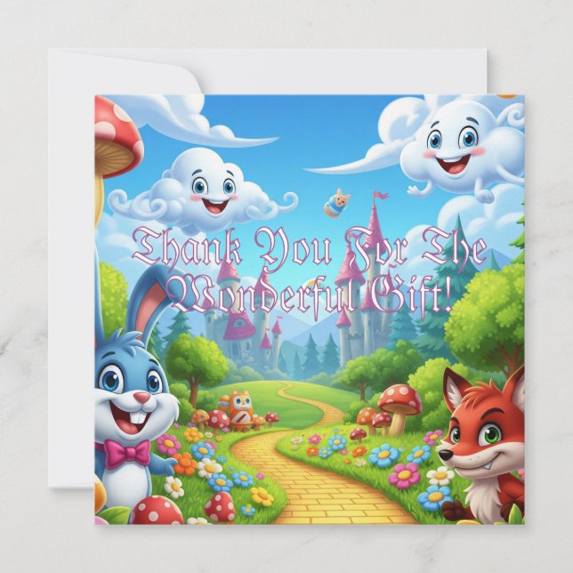 Wonderland con el Sr. Buuny y la Sra. Fox (Anverso)