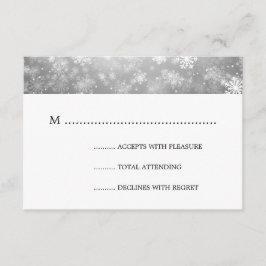 Wonderland Elegant Wedding RSVP