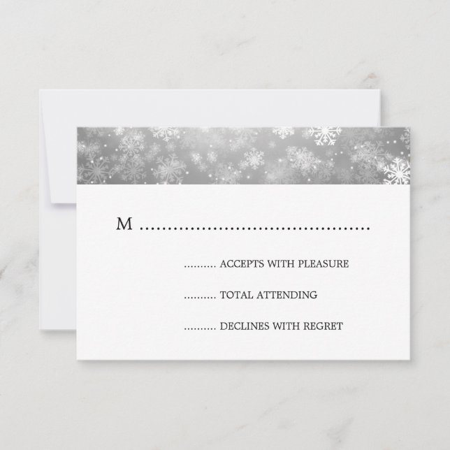 Wonderland Elegant Wedding RSVP (Anverso)
