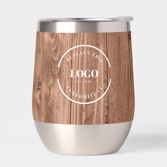 Wood Grain Rustic Branded with logo Website (Izquierdo)