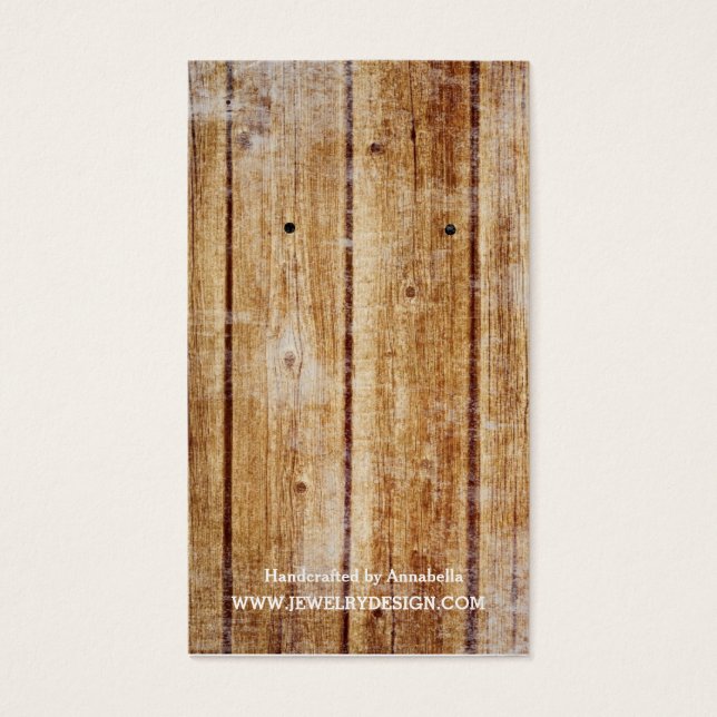 Wood Rústica del Cubador de Emprendedores (Frente)