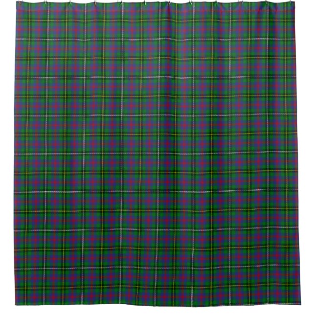 Wood Tartan Shower Cortina (Anverso)