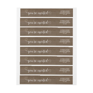 Wood y Lace Wraparound rusos